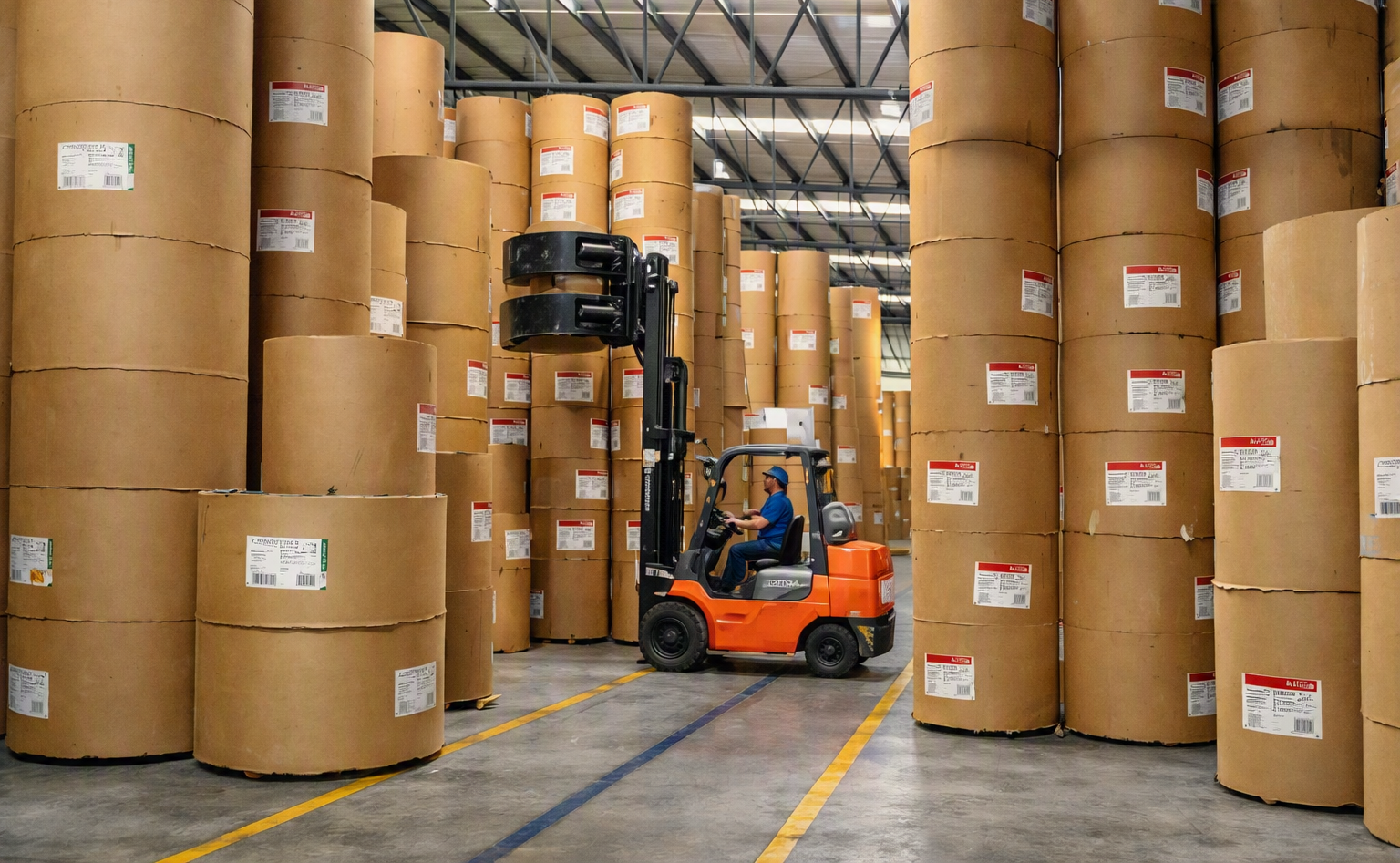Raw material warehouse