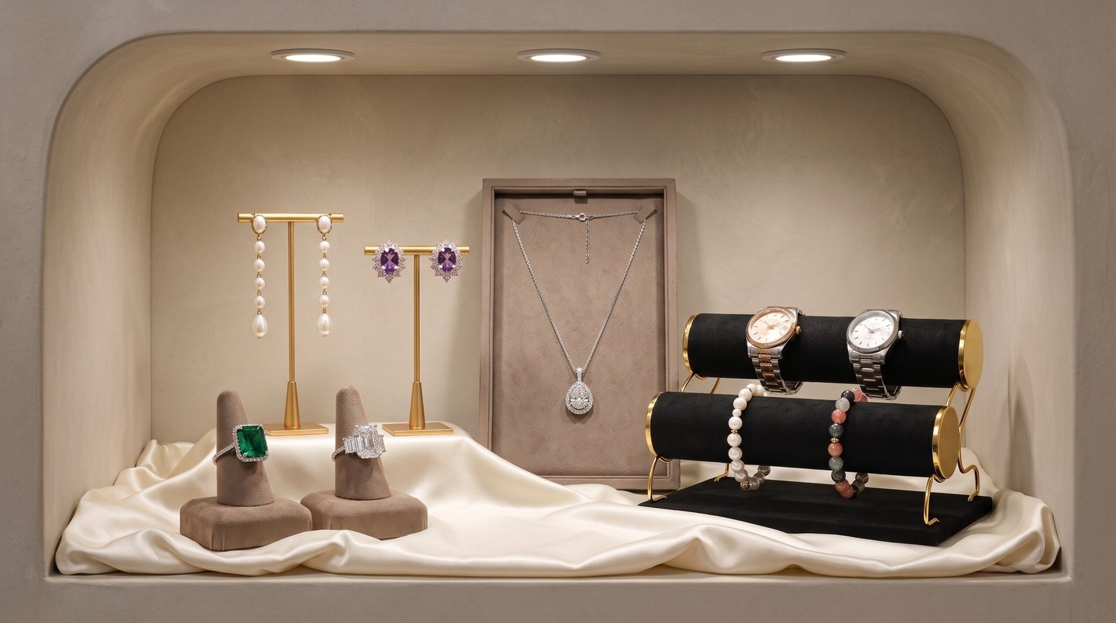 Multi-Type Jewelry Display