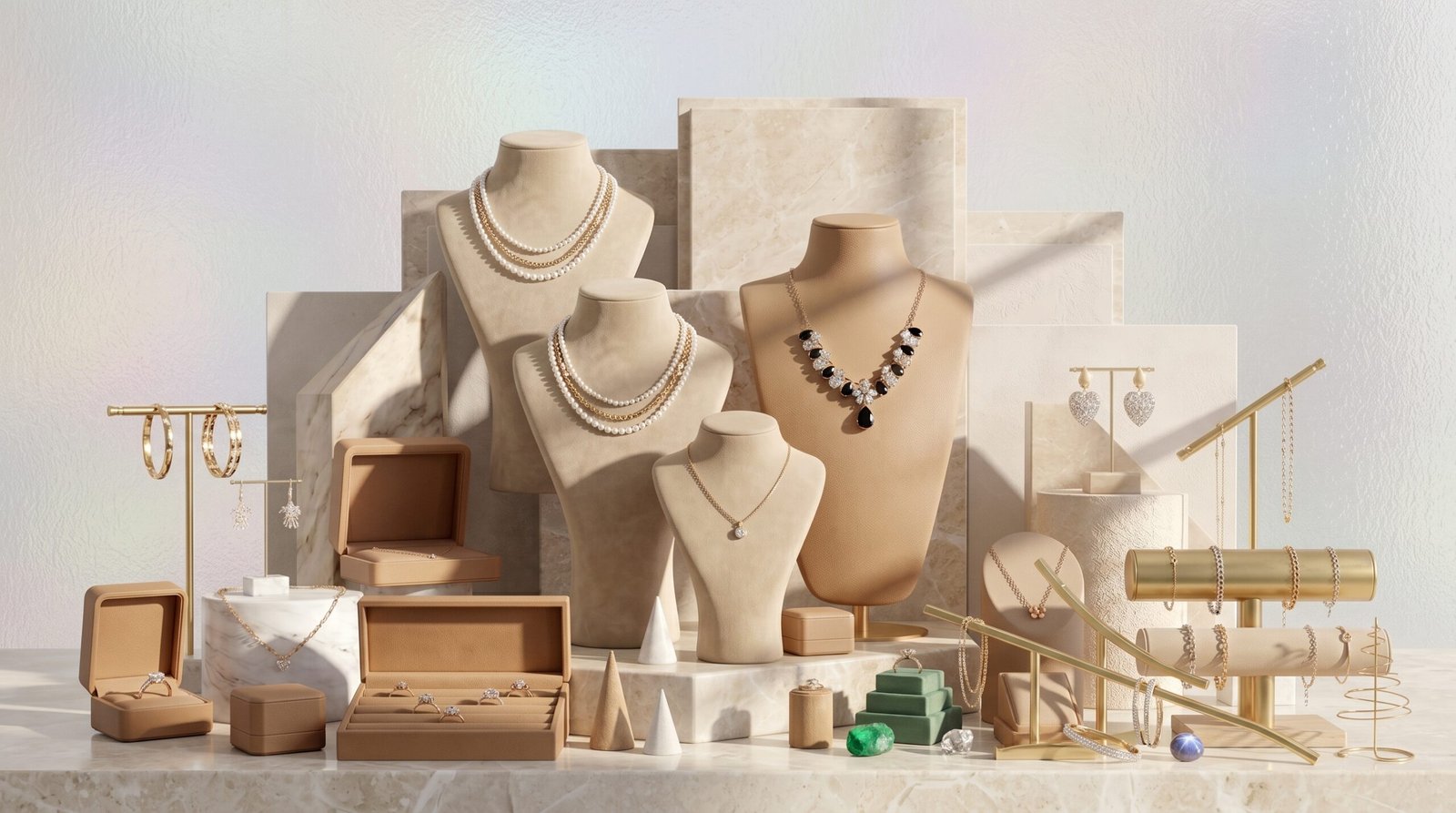 Custom jewelry display collection