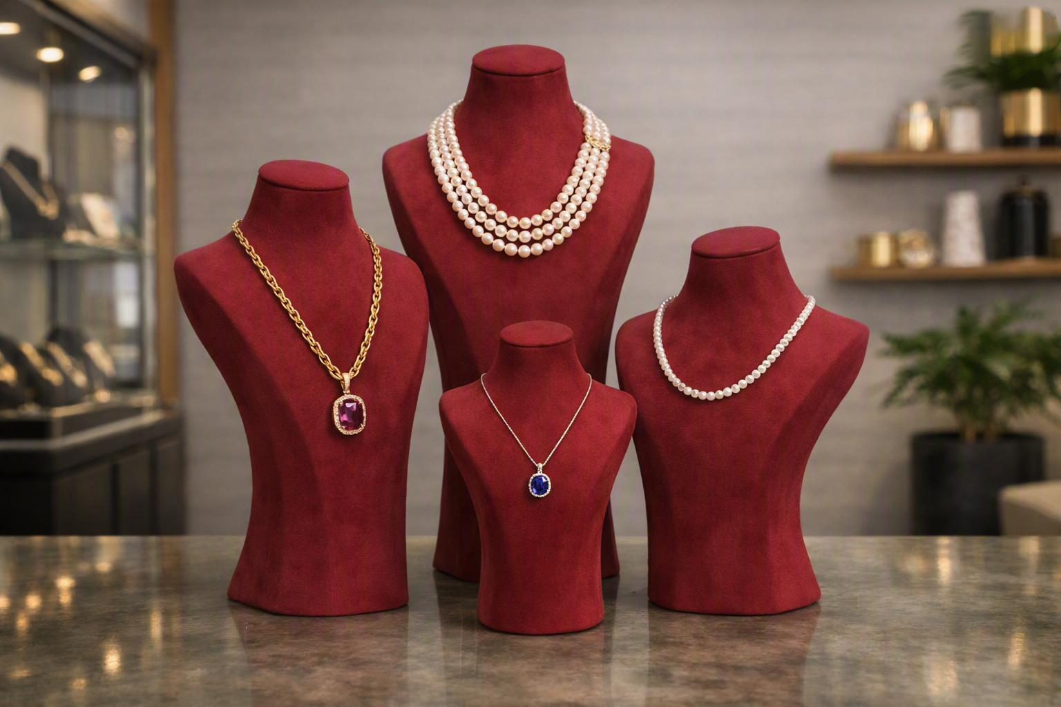 Necklace Busts