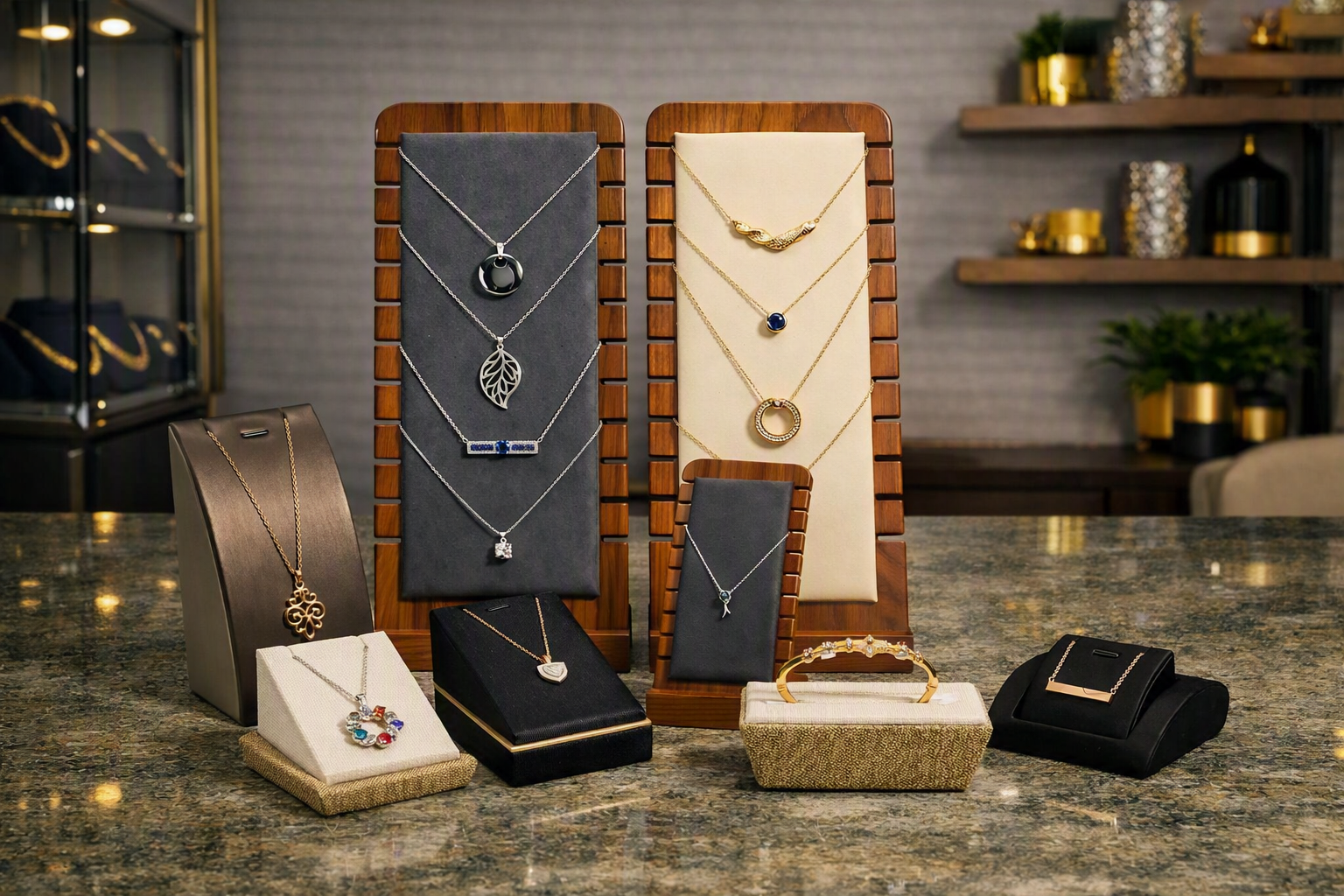 necklaces showcase 