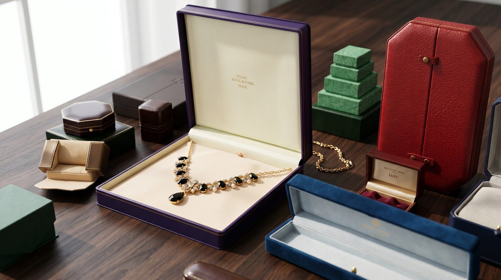 Premium custom jewelry boxes